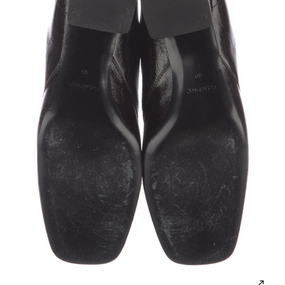 Sandro Black Leather Ankle Boots - Picture 5 of 5